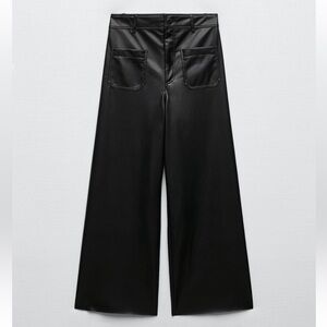 Zara Marine Leather Pants